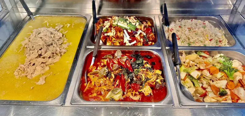 Mittagsbuffet Übersicht